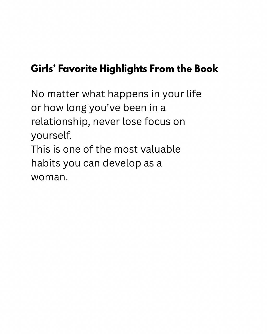 A Woman’s Guide to Relationship, Marriage & Self-Worth - Loved by 1000+ Girls